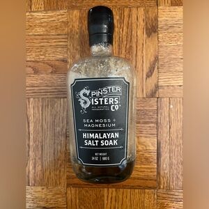 Spinster Sisters Co Sea Moss & Magnesium Himalayan Salt Soak 24oz - New / Sealed